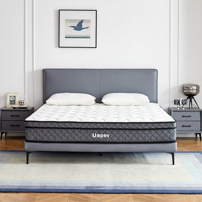 Full Mattress,10inch Thickness Mattress in A Box, Memory Foam Hybrid Mattress, with Individual Pocket Spring for Motion Isolation & Silent Sleep, Pressure Relief, Plush Texture
